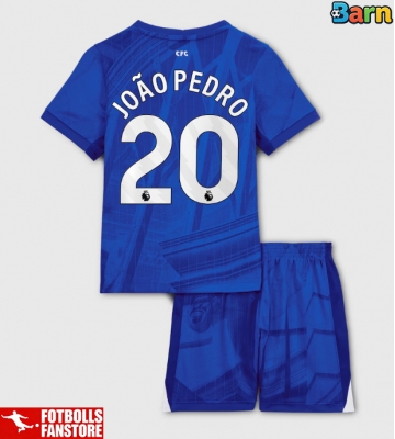 Chelsea Joao Pedro #20 Hemmatröja Barn 2025-26 Kortärmad (+ Korta byxor)